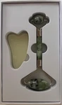 Semper Beauty Anti Aging Jade Roller With Gua Sha Scraping Stone Kit. Fixed Price $9.95.