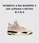 Air Jordan Mani Re Fossil Stone Mens 12/W 13.5 FZ4810-200. Fixed Price $220.00.