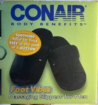 Vintage Conair Foot Vibes Massaging Slippers Lines For Men Soothing One Size. Fixed Price $29.00.