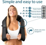 Invospa Shiatsu Massager With Heat - Deep Tissue Kneading Pillow For Neck, Shoul. Fixed Price $58.76.