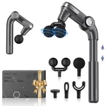 Kingpavonini Foldable Massage Gun With Dual-ball Head, Adjustable Exten.... Fixed Price $55.42.