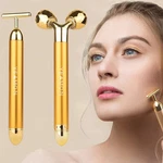 Yeamon 2 In 1 Face Massager Golden Facial Electric 3D Roller And Shape Arm .... Fixed Price $30.45.