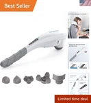 High-performance Cordless Handheld Massager Ideal Gift Health Enthusiasts. Fixed Price $62.99.