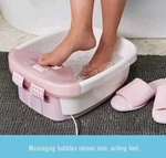 Homedics Pink Bubble Bliss Deluxe Foot Bath (model: FB-50). Fixed Price $14.99.