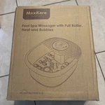Maxkare XKAM-SPA18 Heated Foot Bath Massager W/ Bubbles Euc. Fixed Price $30.00.