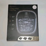 Homedics Bubble Bliss Deluxe FB-50-BK-2 Heated Water Foot Massager New. Fixed Price $29.99.