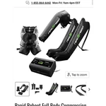 Rapid Reboot Compression Adjustable Full Body Recovery Black W/ Controller. Fixed Price $699.99.