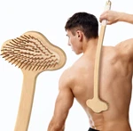 Oversized Back Scratcher, Extended Bamboo 22.04" Long Curved Handle. Fixed Price $36.99.
