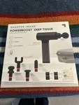 Sharper Image Percussion Pro Deep Tissue Massager - Black. Fixed Price $26.99.