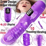 Thrusting Massager 10 Speed Wand Vibrating Full Body Stimulate For Women. Fixed Price $21.99.
