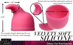 Nuzzle Tip Silicone Wand Attachment Pink Full Body Massager Free Usa S&h. Fixed Price $30.48.