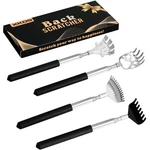Xkos 4 Pack Different Back Scratcher Portable Telescoping With Rubber Black. Fixed Price $8.77.