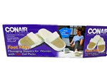 New Conair Foot Vibes Massaging Slippers For Woman W/hot Gel Packs Sz: One Size. Fixed Price $15.00.