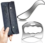 Byyddiy 2 1 Stainless Steel Muscle Scraper Tools Set Gua Sha Massage Black. Fixed Price $26.21.