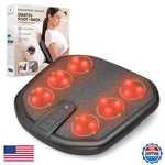 Sharper Image Shiatsu Foot Back Massager Heat Washable Cover Portable Kneading. Fixed Price $106.69.