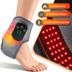 Red Light Therapy Ankle Massager Pain Relief 5 Heating Levels, 3 Vibration Modes. Fixed Price $29.95.