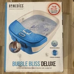 Homedics Footspa Bubble Bliss Deluxe Model FB-50J New Open Box. Fixed Price $20.00.