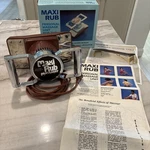 Vintage Maxi Rub Professional Personal Massage Unit Original Box, Works Perfect!. Fixed Price $40.00.