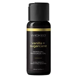 Wicked Vanilla + Sugarcane Sensual Massage Oil Ultra Smooth Lubricant 4 Oz. Fixed Price $16.93.
