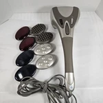 Homedics WV-100H Dual Head Percussion Massager W/ Heat 4 Sets Attachments Tested. Fixed Price $29.87.