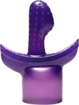 Tip Wand Massager Attachment With Textured Head For Extra Sensation - Purple. Fixed Price $34.99.