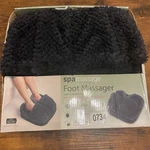 Spa Foot Massager Comfort Fabric With Vibration Black Fleece # 0734. Fixed Price $28.98.
