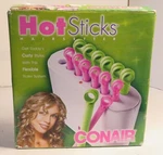 Conair Hot Sticks 14 Flexible Hair Rollers Pink & Green V17602 Curlers Nice Used. Fixed Price $24.98.