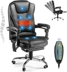 High Back Executive Office Chair 7 Point Massage&heat Ergonomic Recliner. Fixed Price $149.99.