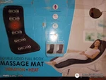 Health Touch Full Body Massage Mat Double-sided, Vibration Heat, 5 Heads Corded. Fixed Price $24.00.