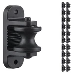 Qmark 20 Pack Electric Fence Wood Post Roller Insulators, Corner Black. Fixed Price $28.88.