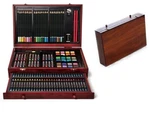 Deluxe Wood Case With Drawer And 142 Piece Art Supplies, For Creative Beginning. Fixed Price $68.89.