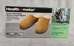Health Meter Unisex Massaging Memory Foam Slippers. Fixed Price $20.00.