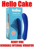 Hello Cake Bendy Vibe - Flexible Personal Massager With 10 Vibrating Modes. Fixed Price $33.59.