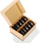 Master Massage 10 Piece Malteser Contour Shape Black Basalt Hot Stone Rock. Fixed Price $53.43.