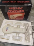 Tedron Deep Heat Body Massager 4 Attachments Muscle Scalp -ab. Fixed Price $17.60.