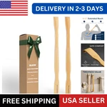 Slick- Bamboo Back Scratcher, 16.5 2 Pack, Wooden Long Handle Us. Fixed Price $9.49.