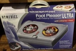 Homedics Foot Pleaser Ultra Deep Kneading Infrared Heated Massager Gray. Fixed Price $42.46.