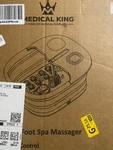 Medical King Collapsible Foot Spa Massager W/ Remote Control Brand New Black. Fixed Price $40.00.