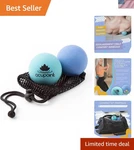 Physical Therapy Ball Set - Ideal For Yoga, Deep Tissue Massage, Trig.... Fixed Price $31.93.