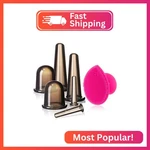 Bbto Silicone Facial Cupping Set, Vacuum Massage Kit For Body, Face, Neck,. Fixed Price $14.20.