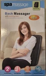 Spa Back With Dual Massagers & Heat Includes 12V Auto Adapter. Fixed Price $27.95.