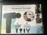 Percussion Massage Gun Ztech With 4 Interchangeable Heads 6 Adjustable Speeds. Fixed Price $15.00.