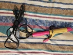 Chi Ceramic Tapered Curling Iron 1 Haute Pink Gold Clamp Wand Hair Styler. Fixed Price $37.50.