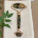 Natural Golden Brown Agate Facial Roller Authentic Crystal Skincare Tool. Fixed Price $32.32.