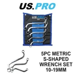 Us Pro Tools 5PC Metric Shaped Obstruction Spanner Wrench Set 2203. Fixed Price $22.49.