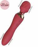 2 In 1 Rechargeable Wand Massager Waterproof Quiet Body. Fixed Price $19.13.