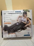 Sharper Image Air Compression Boots Small-medium Muscle Massager. Black. New. Fixed Price $99.00.