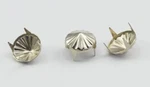 Size 60 12MM Silver Cone Nailhead 5 Prongs Non Rusting - 20 Pcs. Fixed Price $9.97.