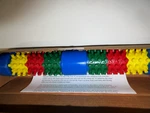 Original Foot Log Dual Massager Roller Rf 13 Inch Blue Red Green Usa Nib. Fixed Price $31.96.