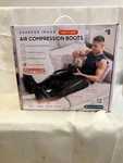 Sharper Image Air Compression Boots Large/xl Leg Massager 5 Modes Inseam 29-34". Fixed Price $85.00.